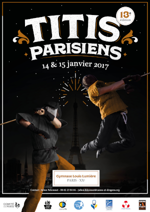 Affiche Titis Parisiens 2017